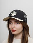 Бейсболка DJINNS арт. 6P TrueFit Future RipStop (черный / кремовый)